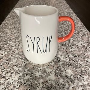 NWT Rae Dunn SYRUP Pitcher